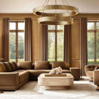 Valora Round Brass Chandelier