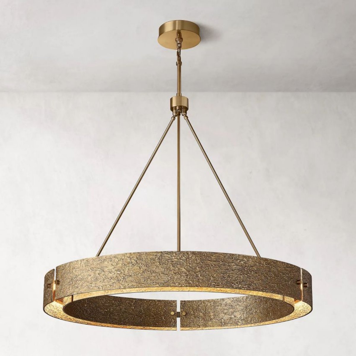 Valora Round Brass Chandelier