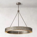 Valora Round Brass Chandelier