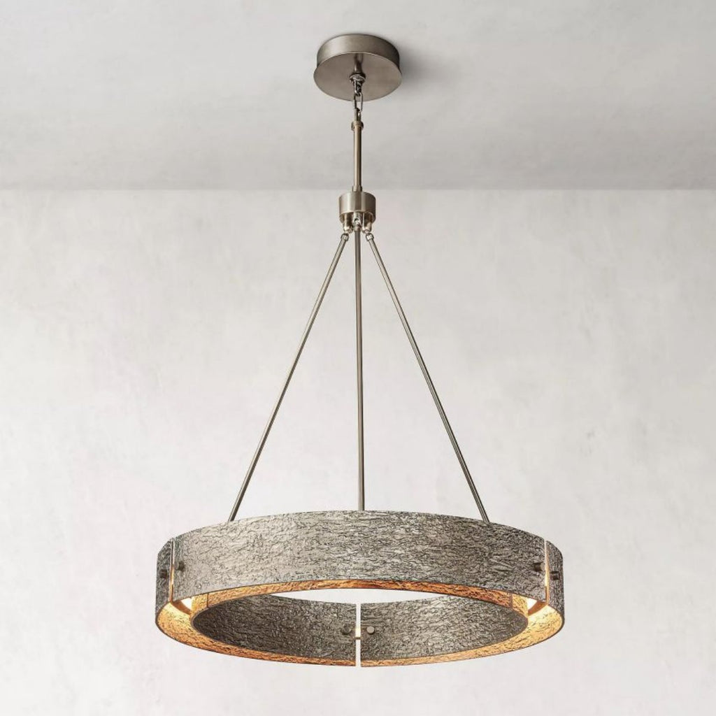 Valora Round Brass Chandelier