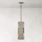 Valora 19″ Rectangular Brass Pendant