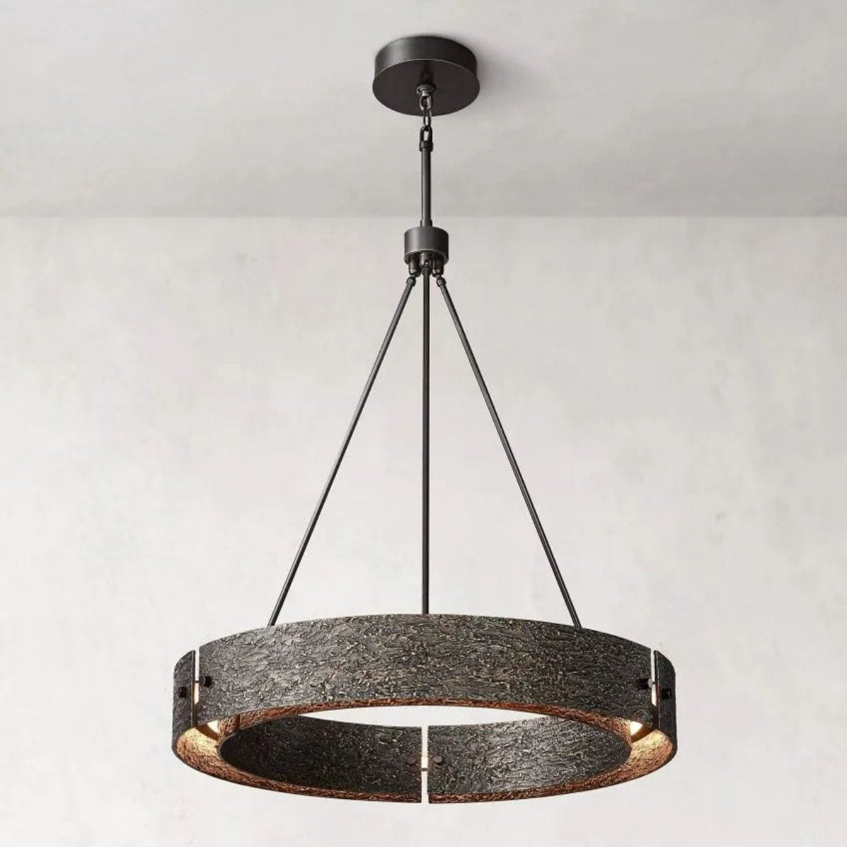 Valora Round Brass Chandelier