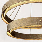 Valora 60″ Two-Tier Round Brass Chandelier