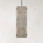 Valora 19″ Rectangular Brass Pendant