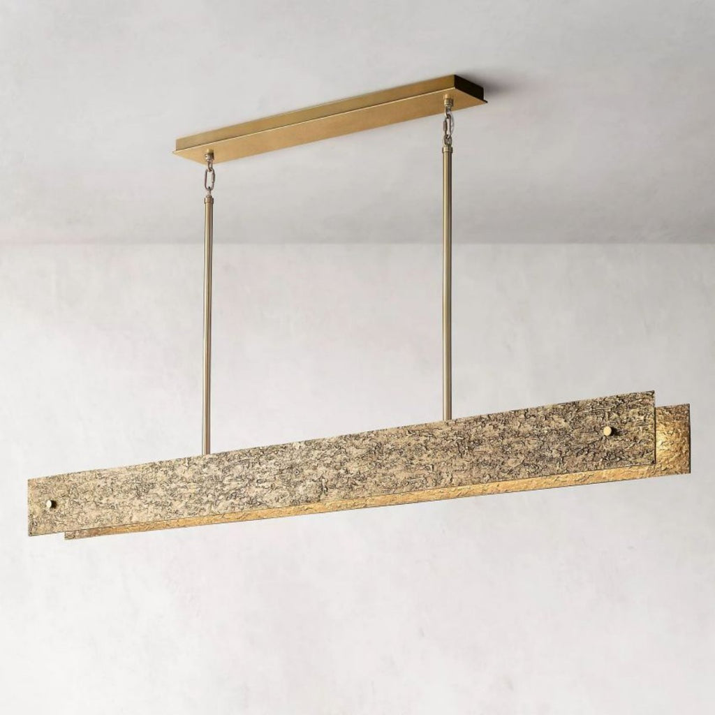 Valora 54″ Linear Brass Chandelier