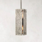 Valora 19″ Rectangular Brass Pendant
