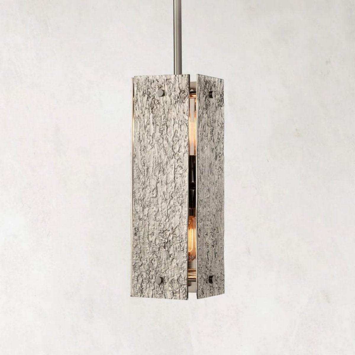 Valora 19″ Rectangular Brass Pendant