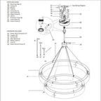 Valora 60″ Two-Tier Round Brass Chandelier