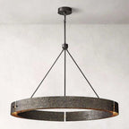 Valora Round Brass Chandelier