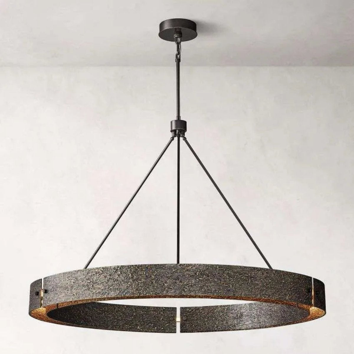 Valora Round Brass Chandelier