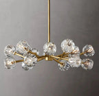 Lumera 36″ Clear & Smoke Crystal Round Chandelier