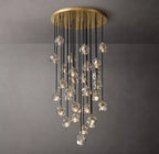 Lumera 30″ Clear Crystal Cluster Chandelier