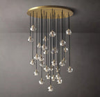 Lumera 40″ Clear Crystal Cluster Chandelier