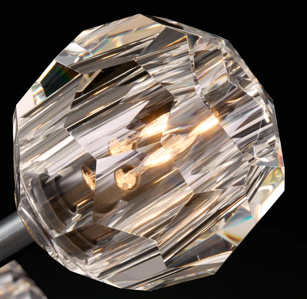 Lumera 48″ Clear Crystal Linear Chandelier