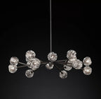 Lumera 48″ Clear & Smoke Crystal Round Chandelier