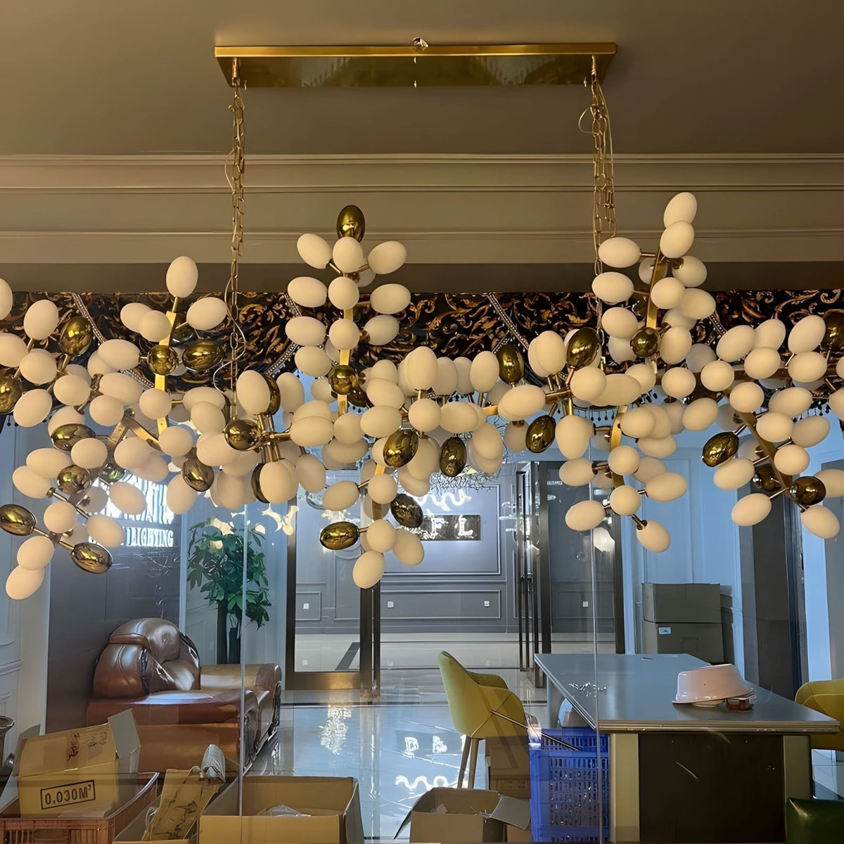 Virelle Grape Cluster Glass Chandelier