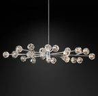 Lumera 72″ Clear & Smoke Crystal Chandelier