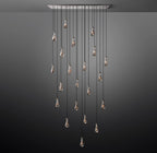 Elara 72″ Linear Hand-Blown Glass Chandelier