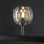 Lumera 48″ Smoke Crystal Linear Chandelier