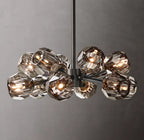 Lumera 24″ Clear & Smoke Crystal Round Chandelier