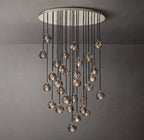 Lumera 40″ Smoke Crystal Cluster Chandelier