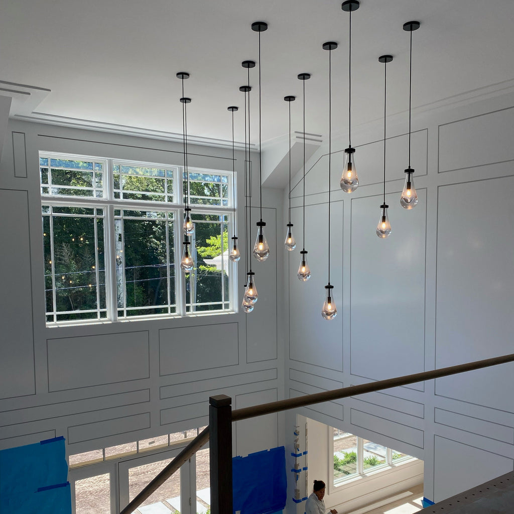 Elara Hand-Blown Glass Pendant