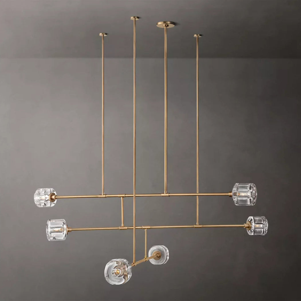 Averion 48″/62″ Mobile K9 Crystal Chandelier