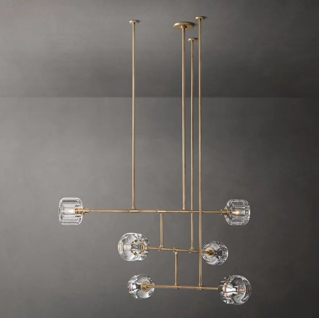Averion 48″/62″ Mobile K9 Crystal Chandelier