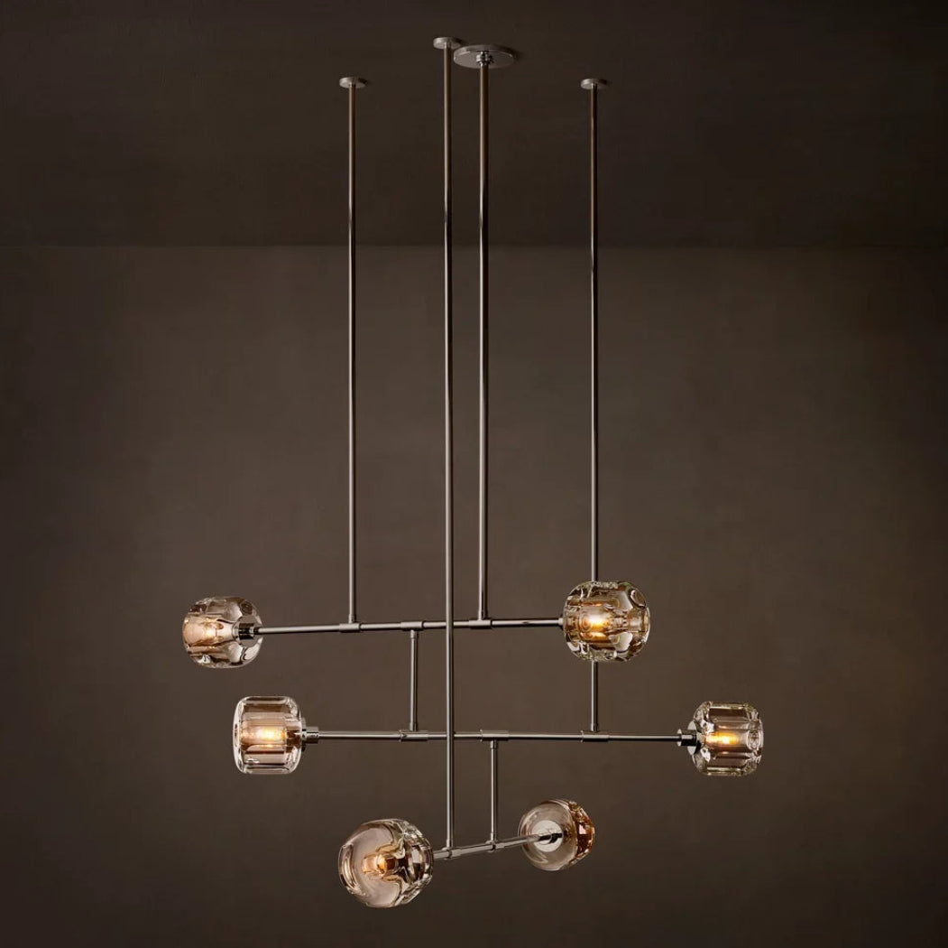 Averion 48″/62″ Mobile K9 Crystal Chandelier