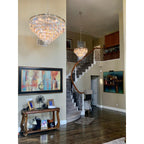 Odessa Multi-Tier K9 Crystal Round Chandelier