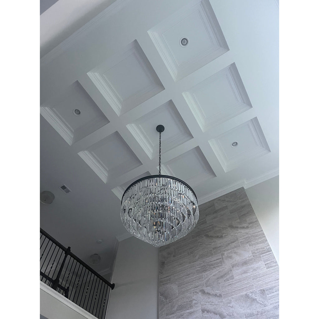 Odessa Multi-Tier K9 Crystal Round Chandelier