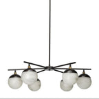 Maelis Alabaster 6 Light Chandelier for Bedroom, Living Room