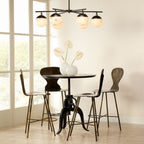 Maelis Alabaster 6 Light Chandelier for Bedroom, Living Room