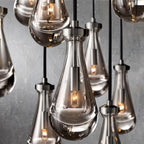 Elara 72″ Linear Hand-Blown Glass Chandelier