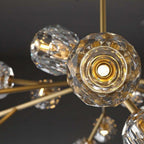 Lumera 48″ Clear & Smoke Crystal Round Chandelier