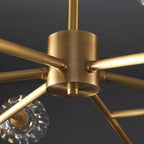 Lumera 60″ Clear & Smoke Crystal Round Chandelier