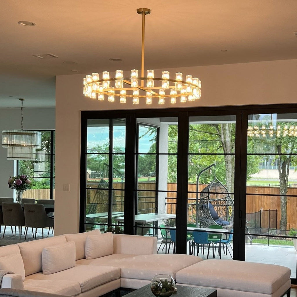 Aurelia 60″ Round Crystal Chandelier
