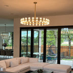 Aurelia 60″ Round Crystal Chandelier