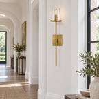 Cirella Torch Glass Wall Sconce