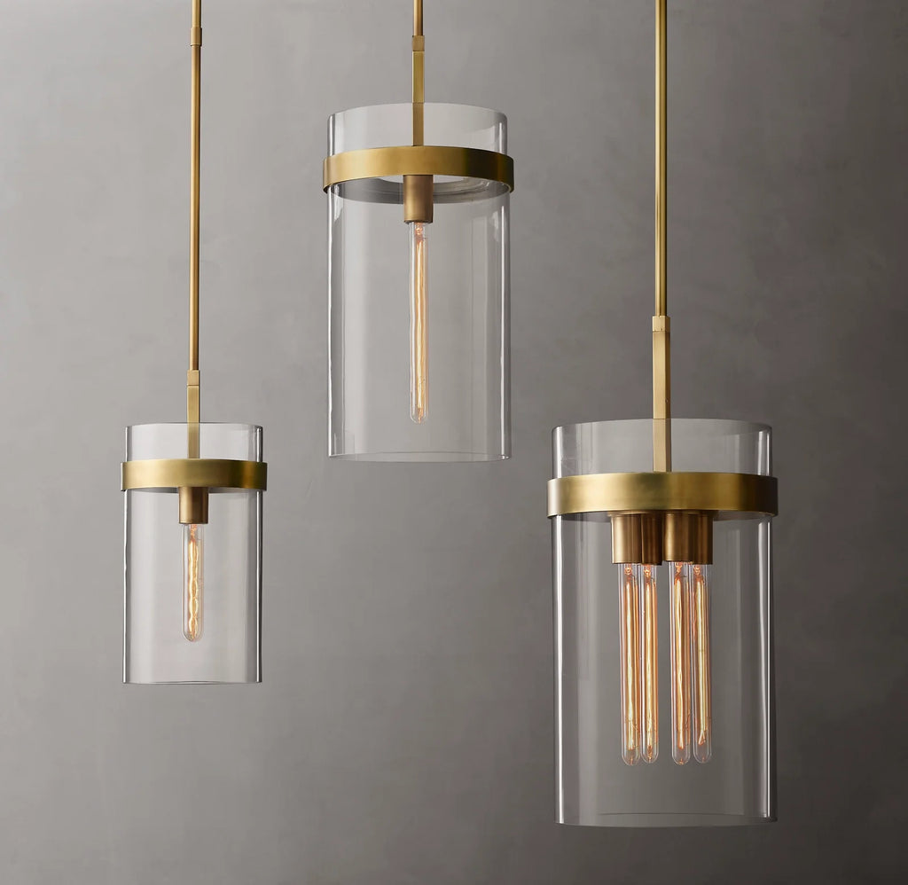 Rovella 8″ Glass Pendant Light