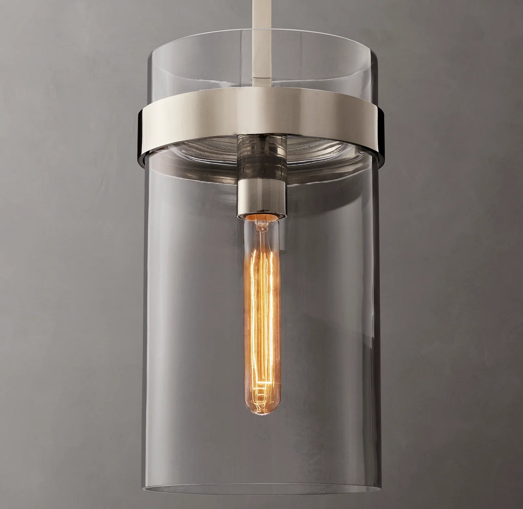 Rovella 8″ Glass Pendant Light