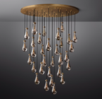 Elara Round Hand-Blown Glass Chandelier