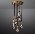 Elara Round Hand-Blown Glass Chandelier