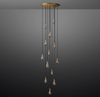 Elara Round Hand-Blown Glass Chandelier