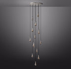 Elara Round Hand-Blown Glass Chandelier