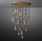 Elara Round Hand-Blown Glass Chandelier
