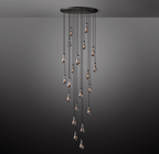 Elara Round Hand-Blown Glass Chandelier