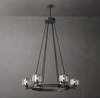 Averion Round Glass Chandelier 24"/36"/48"/60"