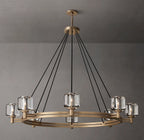 Averion Round Glass Chandelier 24"/36"/48"/60"