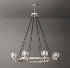 Averion Round Glass Chandelier 24"/36"/48"/60"
